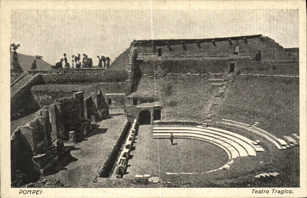 Pompéia — Teatro Trágico — Platinine Milão - Frente