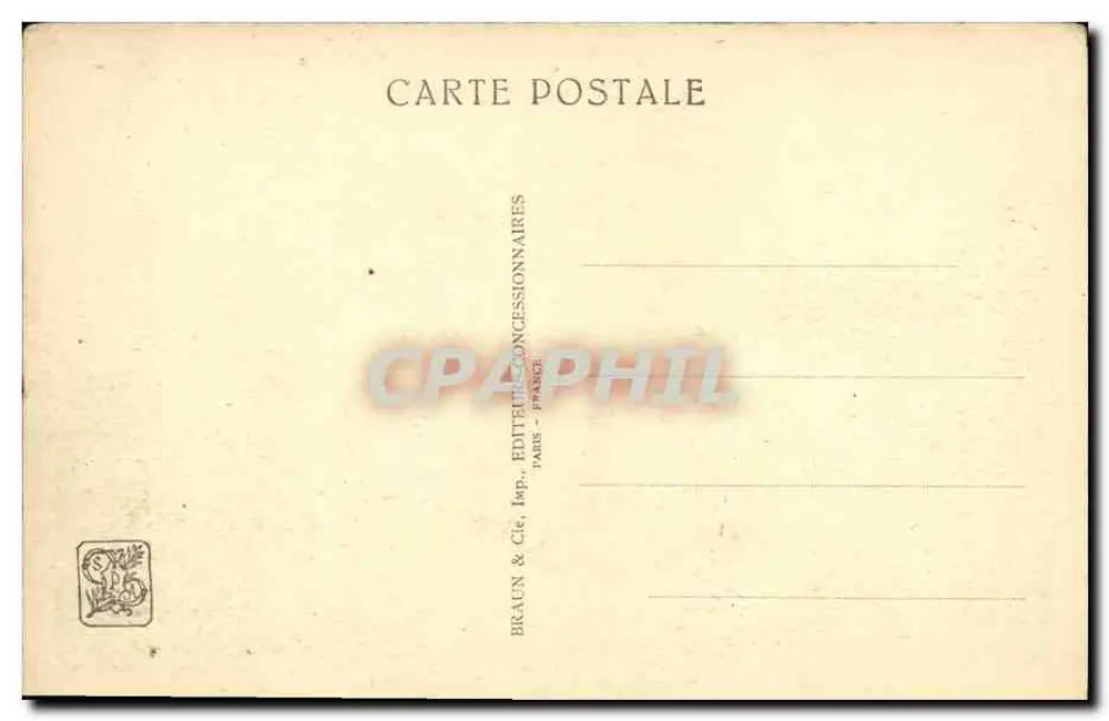 Südlicher Algerischer Rahmen — Internationale Kolonialausstellung — Paris 1931 — Charles Plomala, Arch. - Rückseite