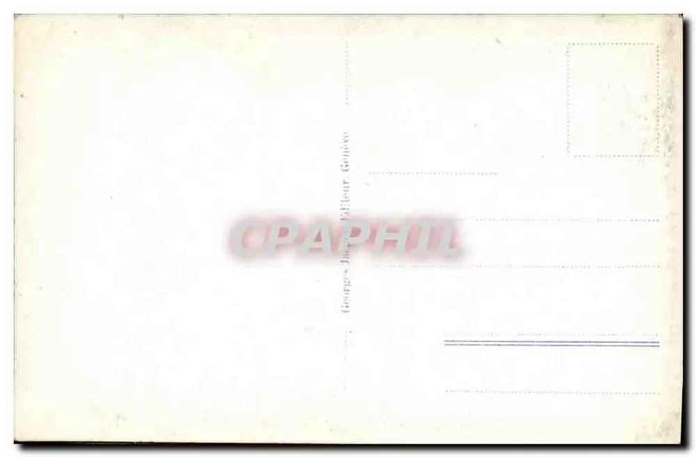 Genebra — Novo Bairro de Montchoisy — Georges Baudet, Genebra, n° 3349 - Verso