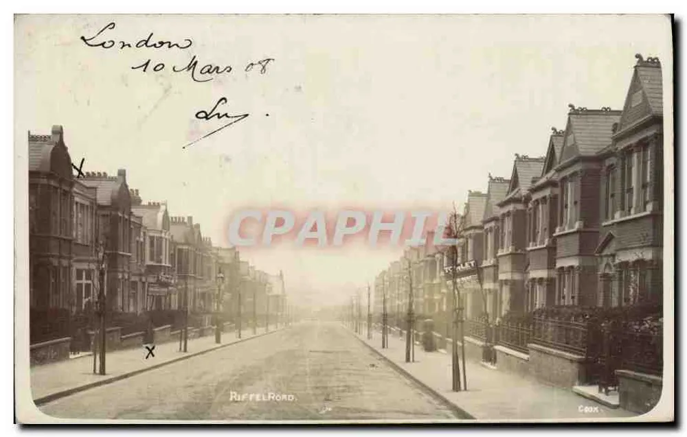 Riffel Road — Londra — editore Coox - Recto