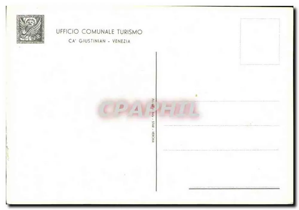Venezia, S. Marco : Il Gruppo dei "Mori" — editor Venezi: Assicurazioni Generali, n° 125 - Verso