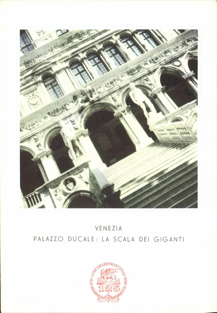 Venedig — Palazzo Ducale: Die Treppe der Giganten — Verlag: Assicurazioni Generali, Nr. 125 - Vorderseite