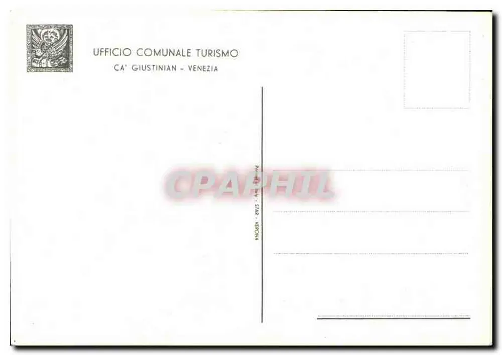 Venedig - Gondel auf dem Grand Canal — Verlag: Assicurazioni Generali, Nr. 125 - Rückseite