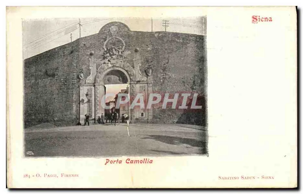 Porta Camollia — Siena — O. Paggi, Florence, n° 284 - Voorkant