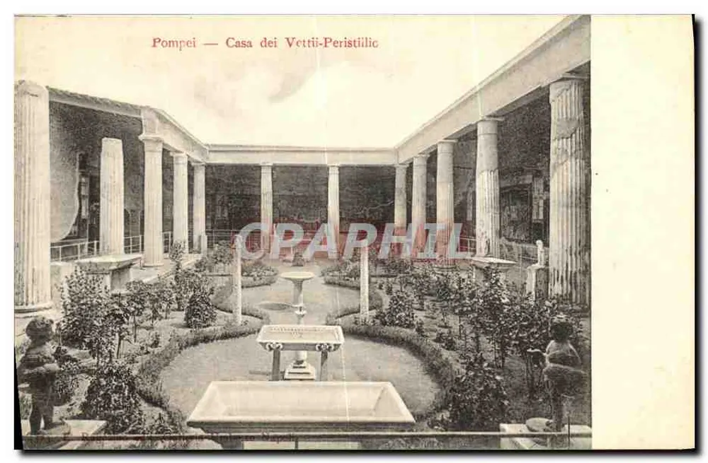 Pompeia — Casa dos Vettii-Peristillic — Cartolina Postale Italiana - Frente