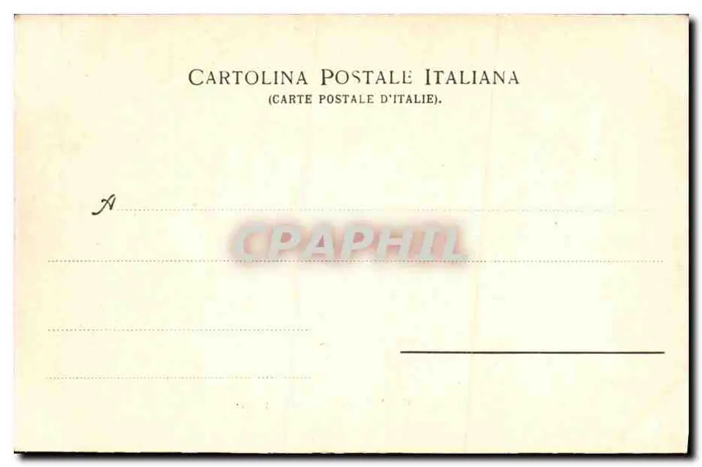 Pompeji — Calidario bei den Bädern von Stabia — Verlag E. Ragozino Galleria Umberto Neapel - Rückseite