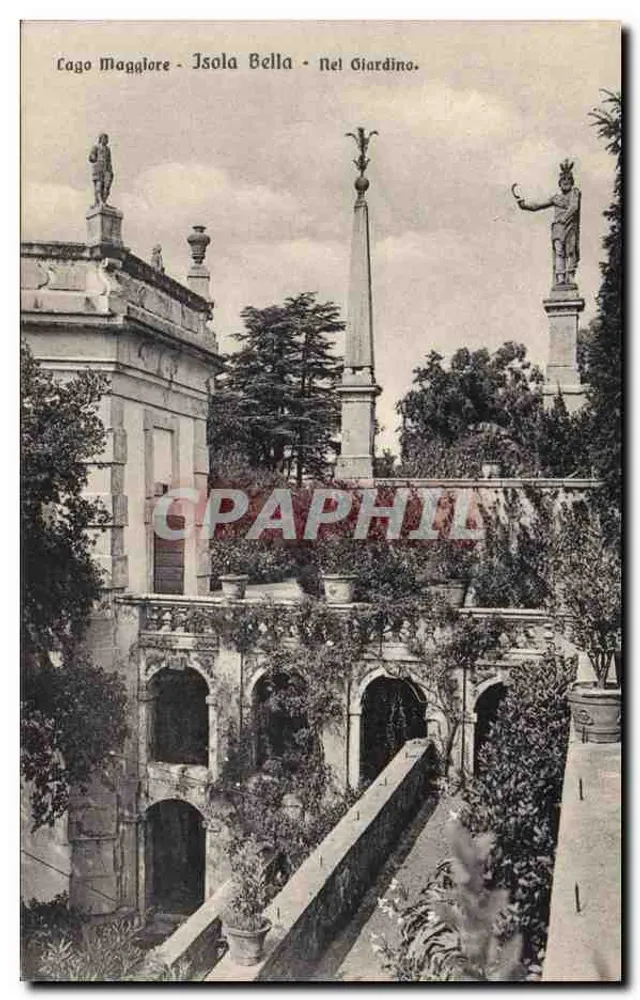 Lago Maggiore - Isola Bella - Im Garten. - Vorderseite