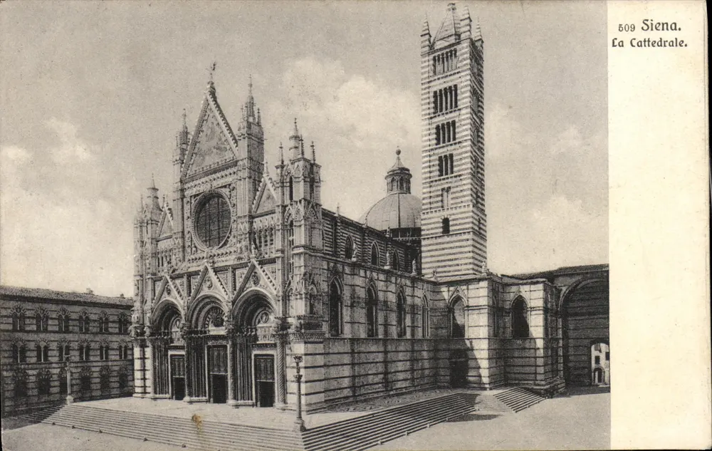 Sienne — Katedra — Ditta S. Venturini, Siena - Awers