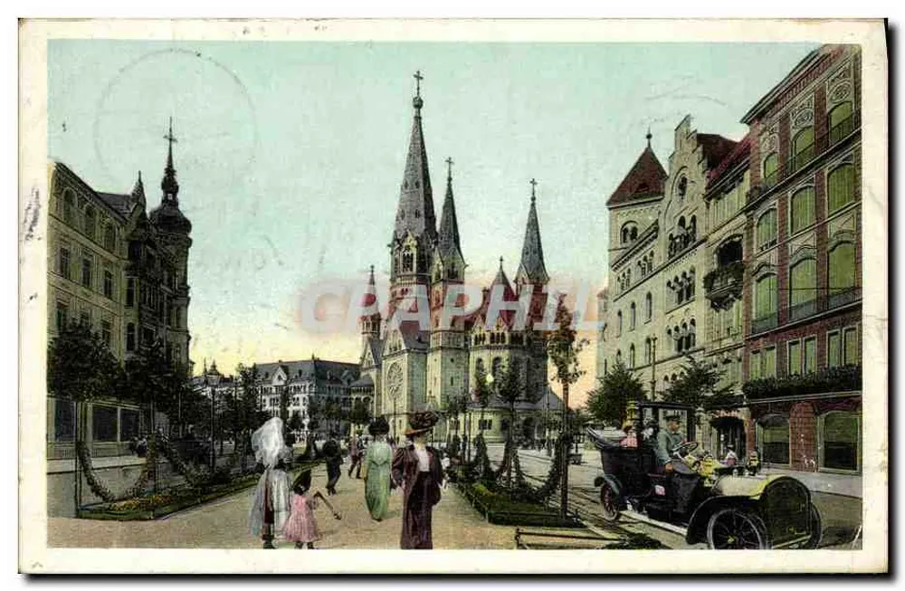 Berlin - Kaiser-Wilhelm-Kirche — éditeur Berliner Leben - Frente