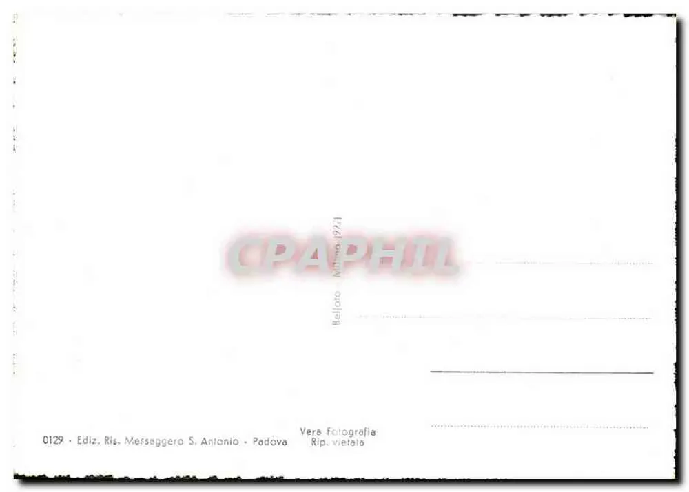 Padova - Basilica del Santo — Verlag Ediz. Ris. Messaggero S. Antonio - Rückseite