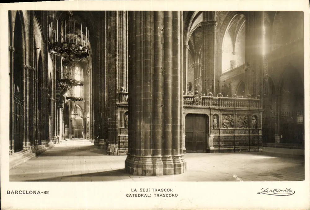 La Seu: Trascor — Catedral de Barcelona — Zerrowits - Frente
