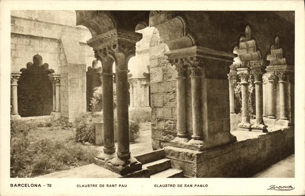 Claus de Sant Pau — Claustro de San Pablo — Zerkmowitz - Frente