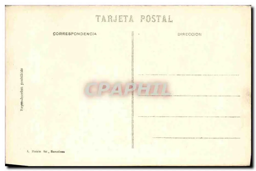 Barcelona - Ronda de la Universidad — Verlag L. Hotain, n°19 - Rückseite
