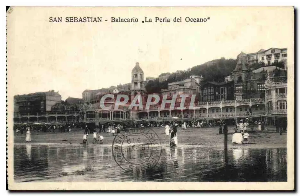 San Sebastián - Balneario „La Perla del Oceano“ — Mayor Hermanos, editor - Anverso