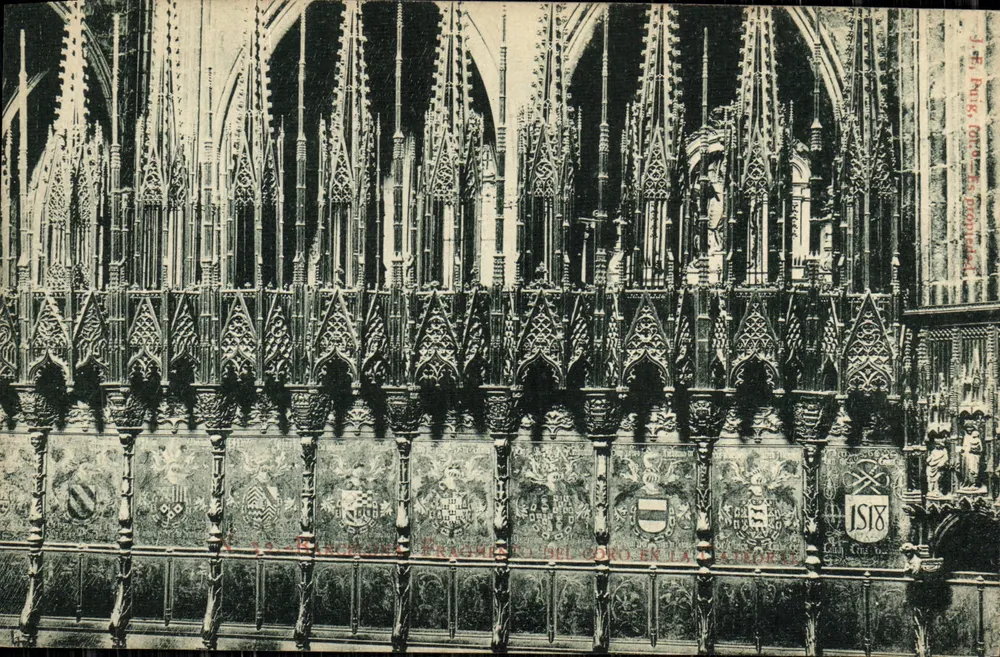 Fragmento do Coro na Catedral — J. F. Pintor — N.º 72 - Frente