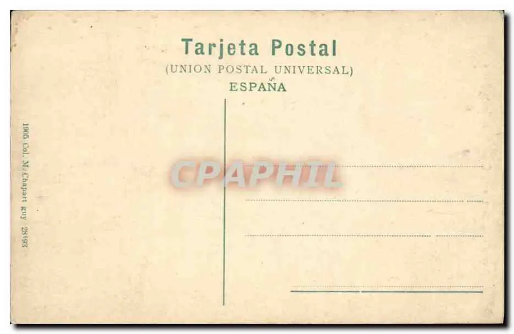 Sevilla - El Portico del Convento de Santa Paula — Verlag Mr. Champart Roy, n° 28183 - Rückseite