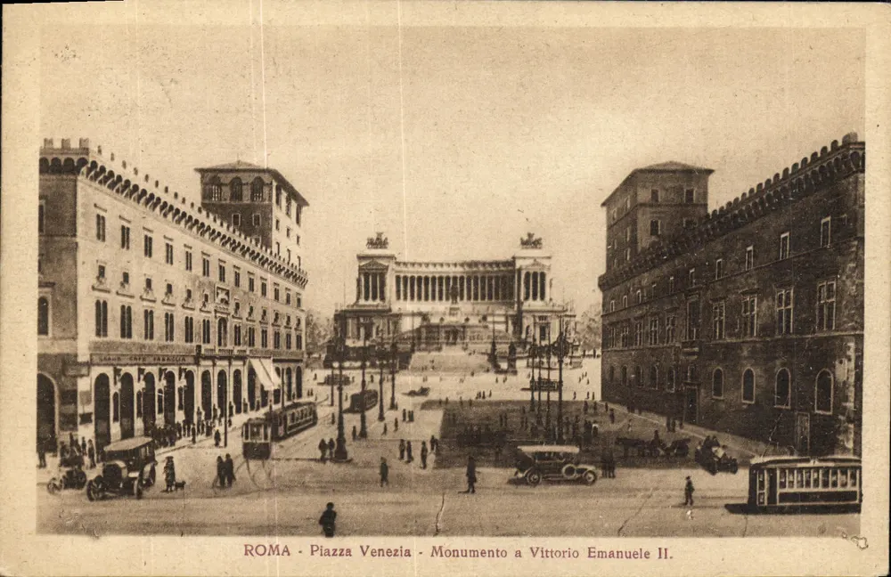 Rom — Piazza Venezia — Denkmal für Vittorio Emanuele II - Vorderseite