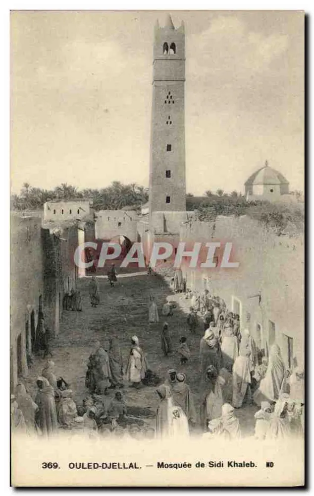 Ouled-Djellal — Mesquita de Sidi Khaleb — Editor Levy & Neurdein, Paris, n° 369 - Frente
