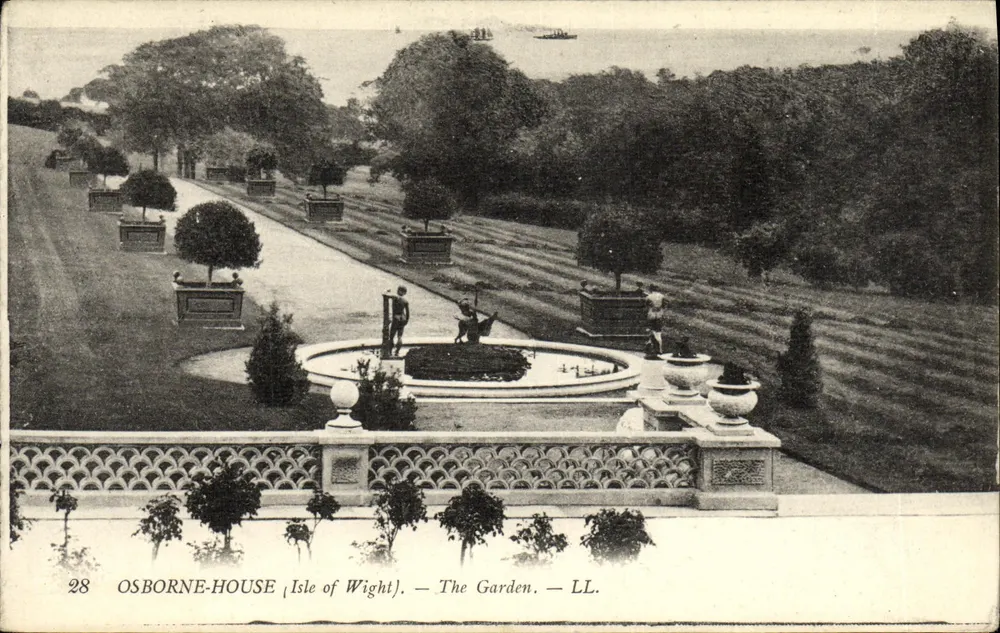Casa Osborne (Ilha de Wight) — O Jardim — LL. — n°28 - Frente