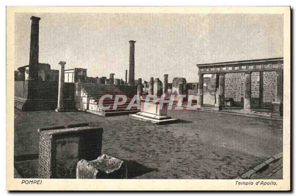 Pompéia — Templo de Apolo — editor Gianni Gillani - Frente