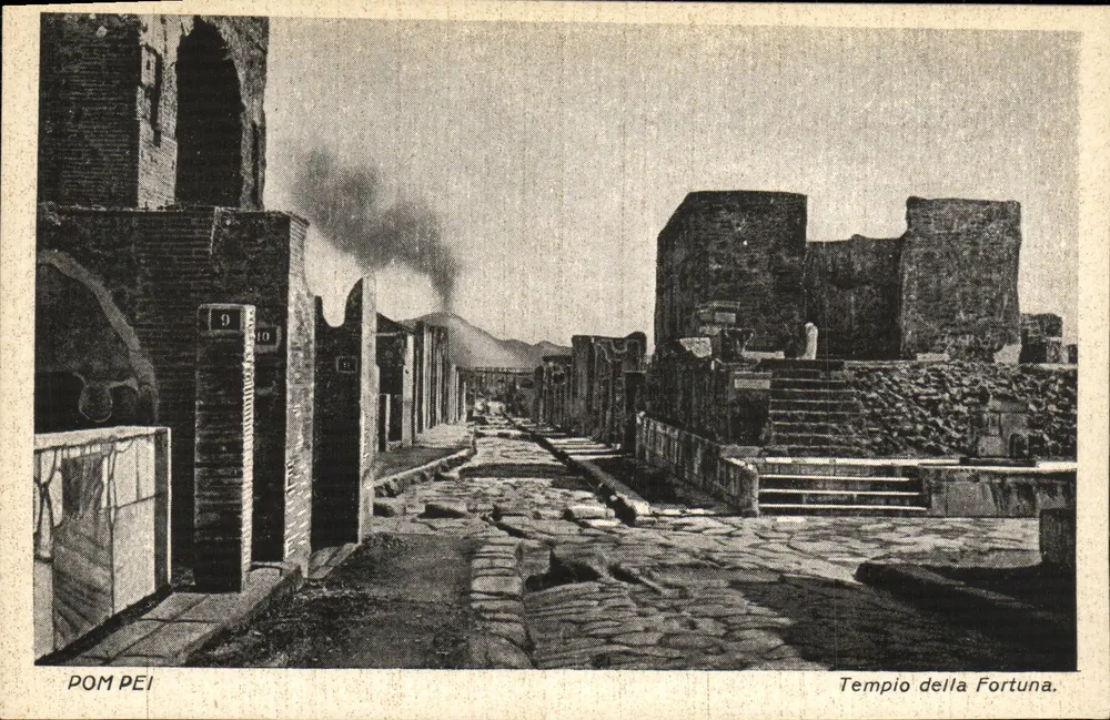 Pompei — Templo da Fortuna — POM PEI n°9 - Frente