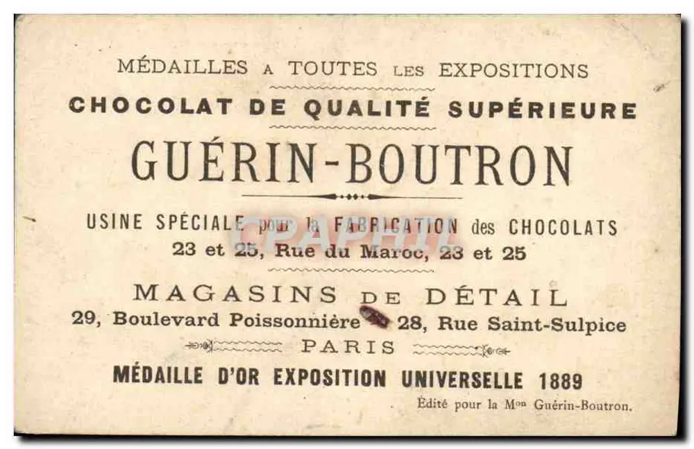 Reiter im Sattel — Uniformen von 1846 und 1890 — Chocolat Guérin-Boutron, n°144 - Rückseite
