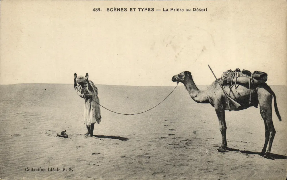 La Preghiera nel Deserto — Collezione Ideale P. S. — n° 489 - Recto
