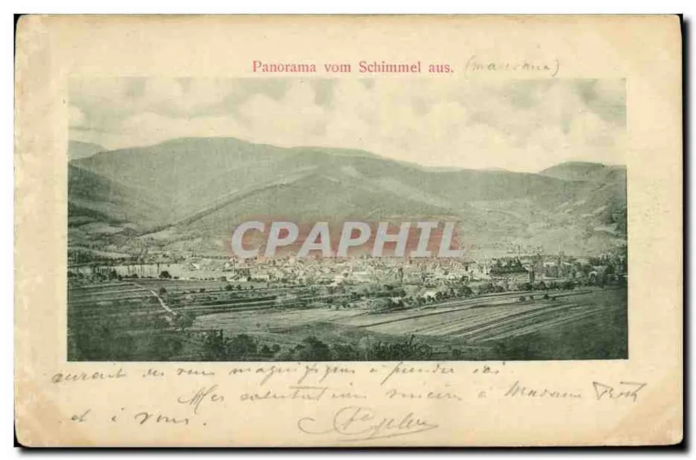 Panorama vom Schimmel aus — (Masciana) — editor não visível - Frente
