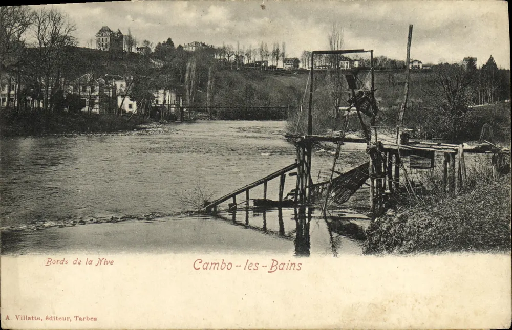 Margens da Nive — Cambo-les-Bains — A. Villatte, editor, Tarbes - Frente