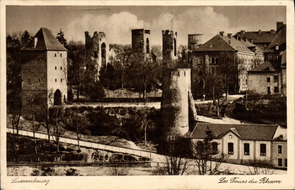 De Torens van Rham — Luxemburg — Edit. Th. Wirl, Nr. 12 - Voorkant
