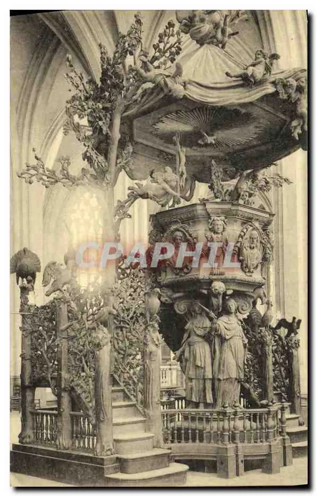 Anvers — Sedia della Verità della Cattedrale — Ern. Thull, Bruxelles, Serie 25, N° 03 - Recto