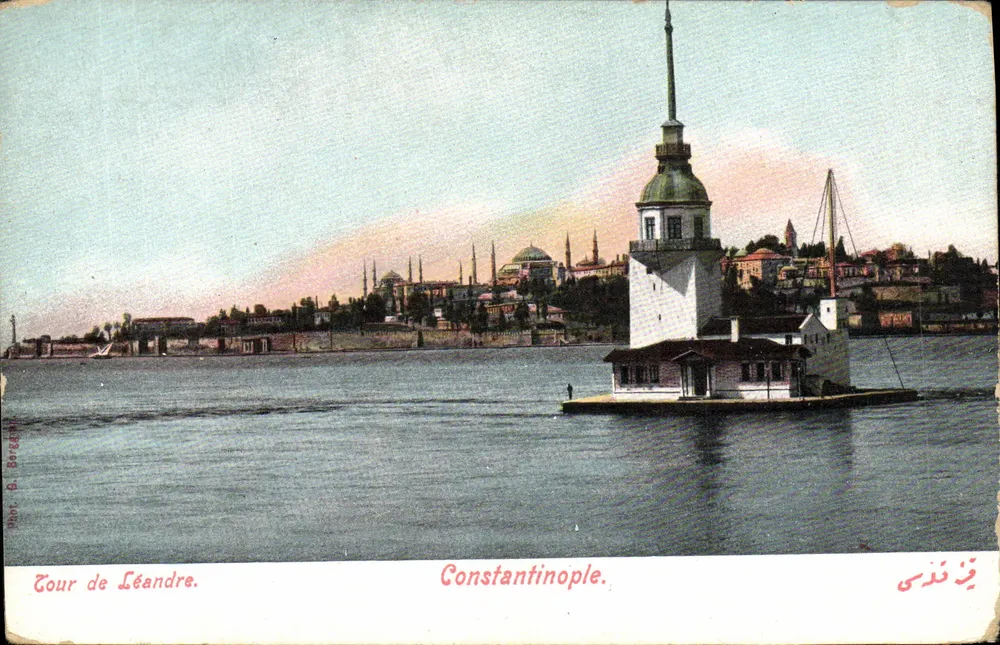 Torre de Léandre — Constantinopla — fot. G. Berggau - Frente
