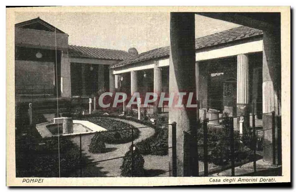 Pompeii — Casa degli Amorini Dorati — Verlag Platinine, Mailand - Vorderseite