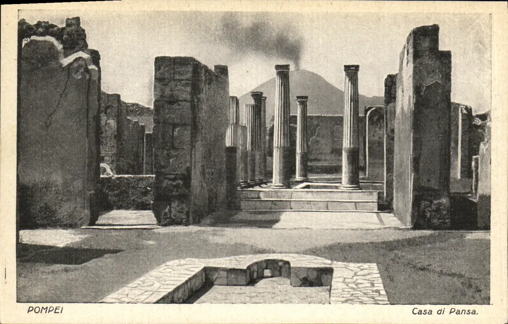Pompei — Ruínas da Casa di Pansa — Editor Platime - Frente