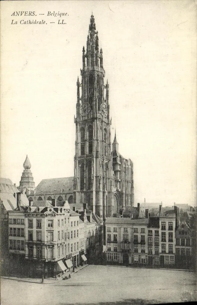 Antwerpen — België. De Kathedraal — LL. - Voorkant