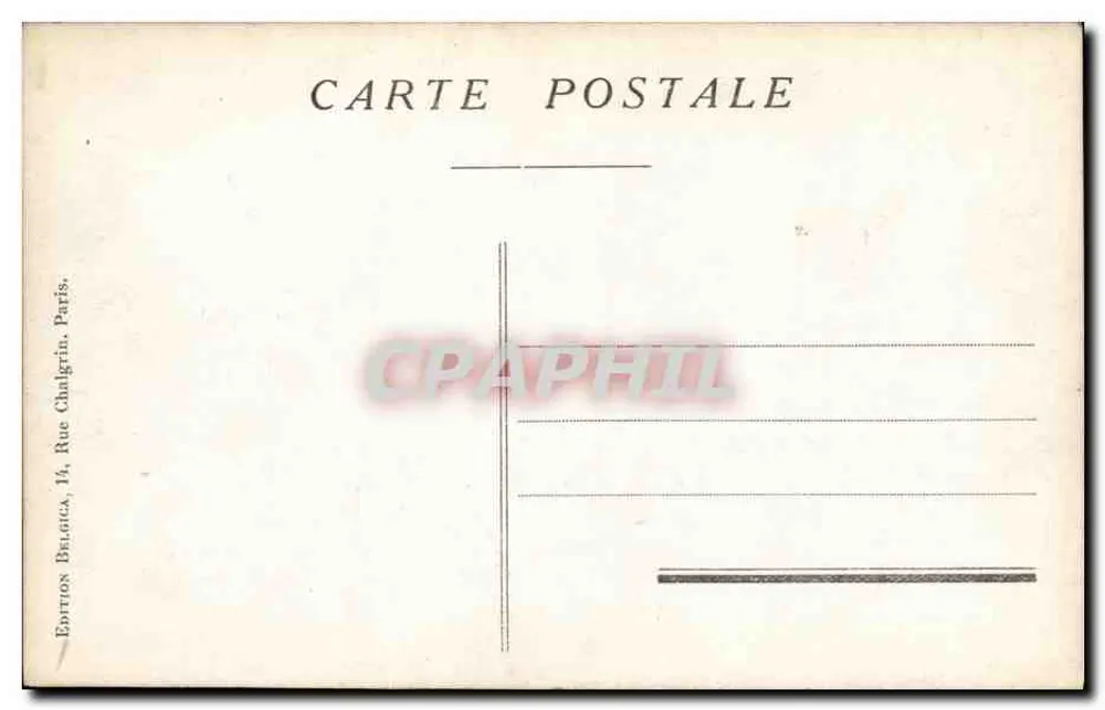 Die Brüsseler Straße — Louvain (Belgien) — Entitron, Paris - Rückseite