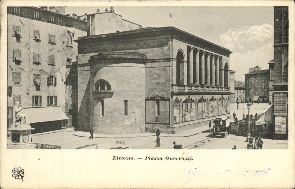 Livorno — Piazza Guerrazzi — editor desconhecido, número de série não visível - Frente