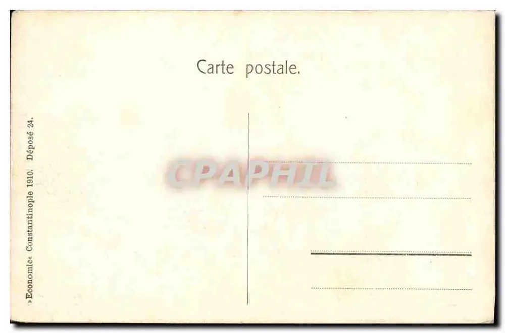 Konstantinopel — Moschee Suleymaniye — Édition Economie Constantinople - Rückseite