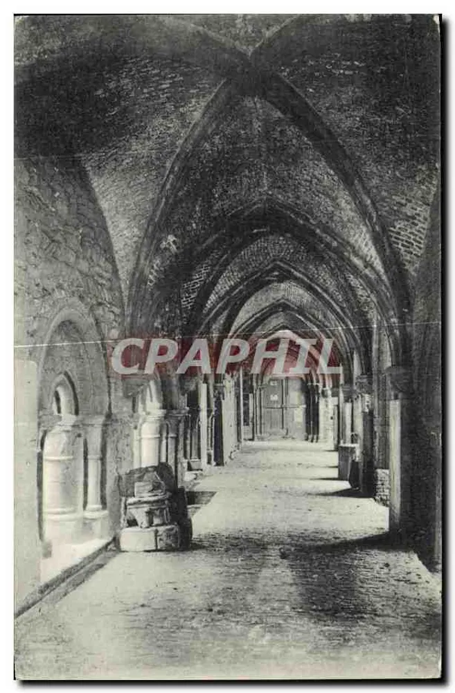 Kloster der Abtei Saint-Bavon — Gent — unter Abt Mercatel 1495 wieder aufgebaut (Seite des Kapitelsaals) — Edition Emile Vanhooren, Gent - Vorderseite