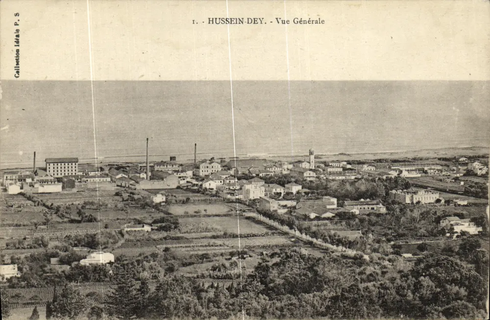 Hussein-Dey — Vista Geral — I. Hussein-Dey, Coleção Ideal P. S. - Frente