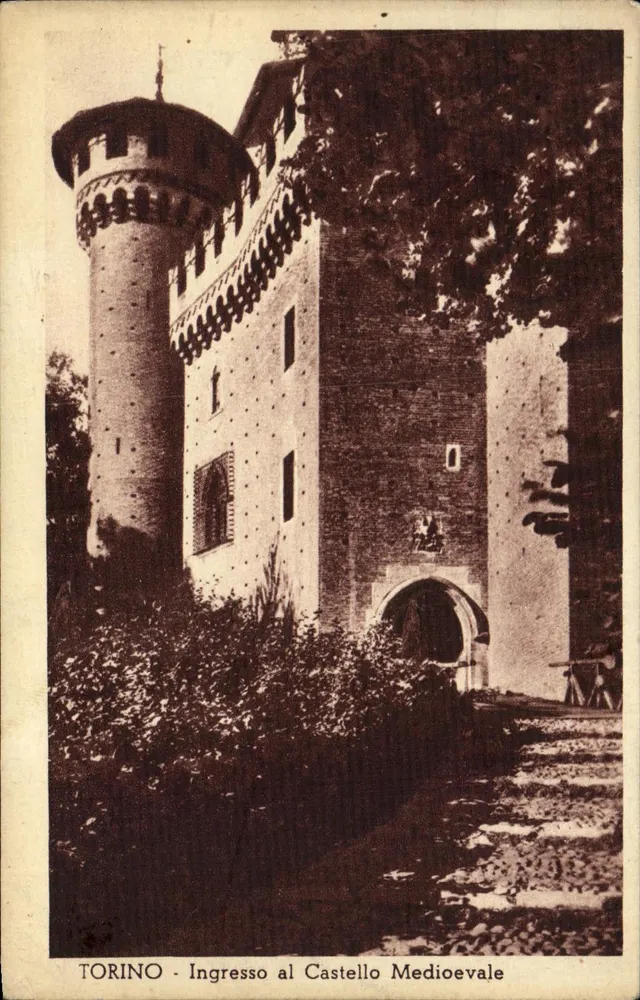 Torino - Entrada no Castelo Medieval — editor não visível, número de série não legível - Frente