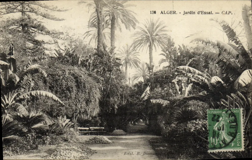 Argel — Jardim de Ensaios — CAP. — Edit. R. Dianon - Frente