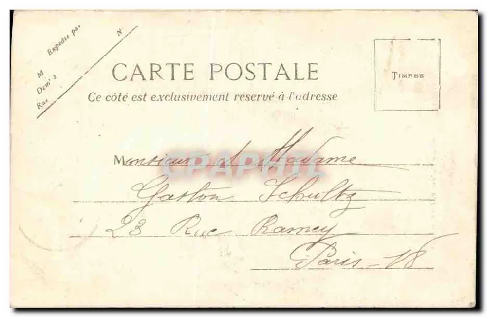 Argélia – Gorges de Palestro, as cachoeiras — J. Geiser, Alger, n°9 - Verso