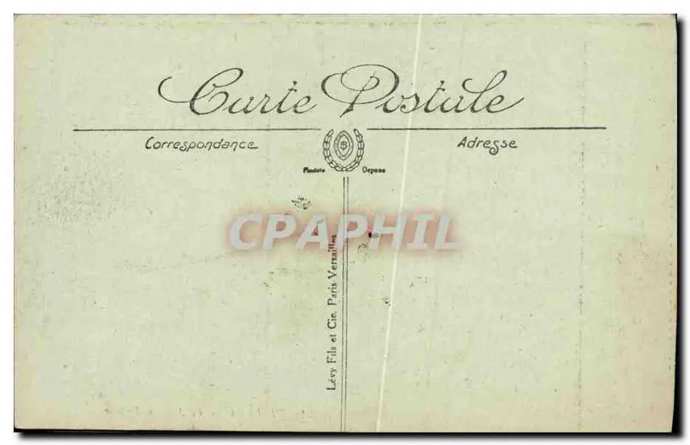 Miliana — O Jardim Público — LI. — Editor Lévy Fils & Cie, Paris - Verso