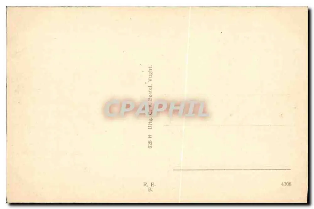 Vught. Achterkant van kasteel Maurick — uitgever R. E. B., n° 028 H - Achterkant