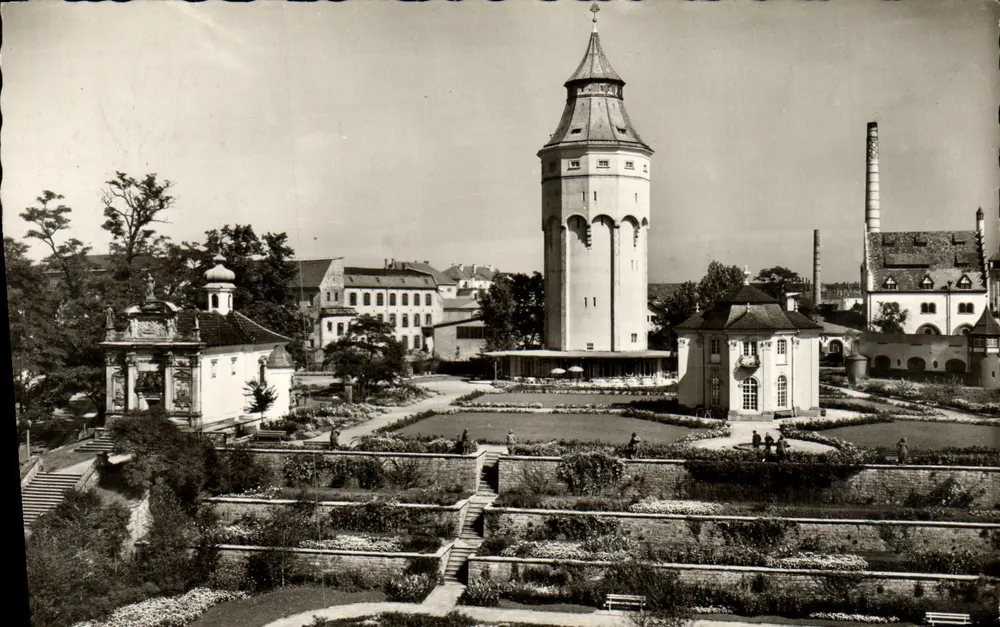 Rastatt i. B. – Pagodenburg-Anlage — editor CRe, n° 614/134 - Frente