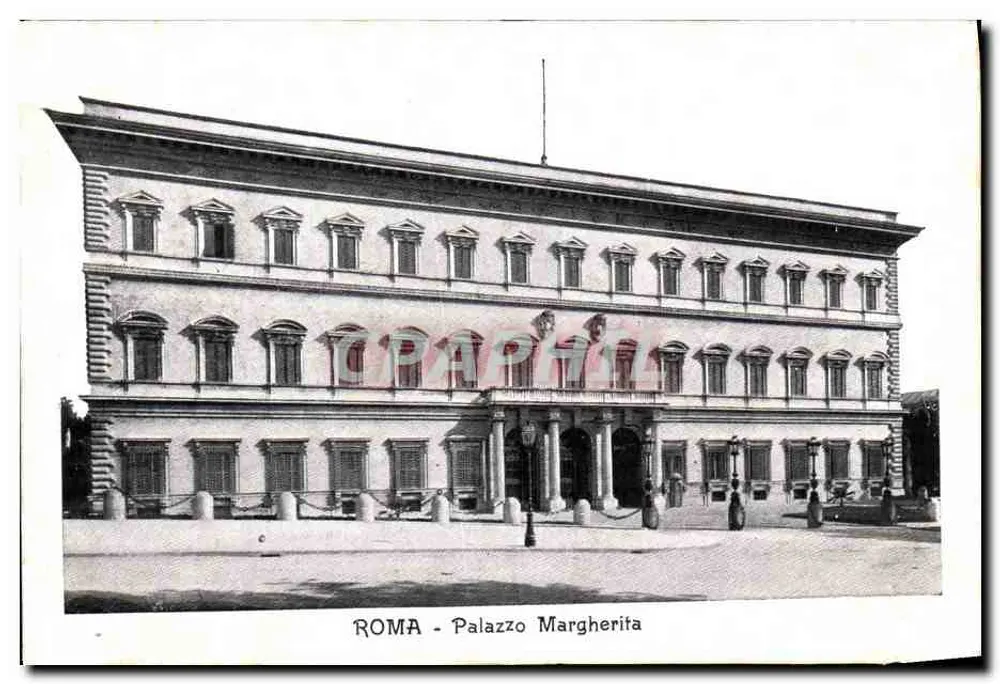 Roma - Palazzo Margherita — editor Cartolina Postale Italiana - Frente
