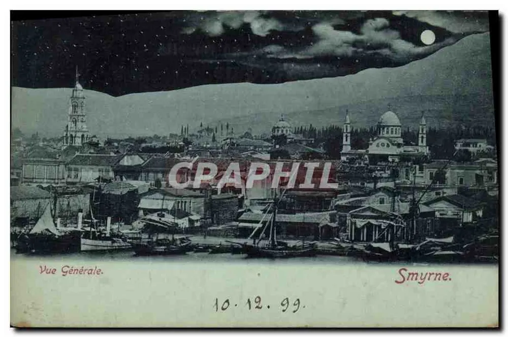 Visão Geral — Smyrne — Entier postal universello - Frente