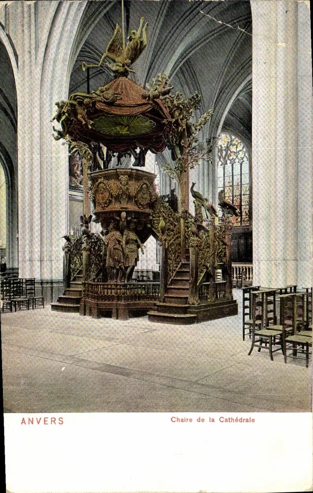 Anvers — Cadeira da Catedral — D.T.C., Anvers 1905 - Frente