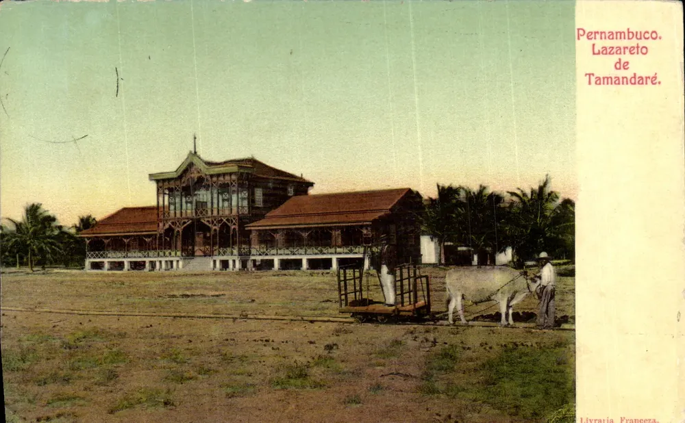 Lazareto de Tamandaré — édifice colonial sur pilotis — éditeur Livraria Franceza - Voorkant